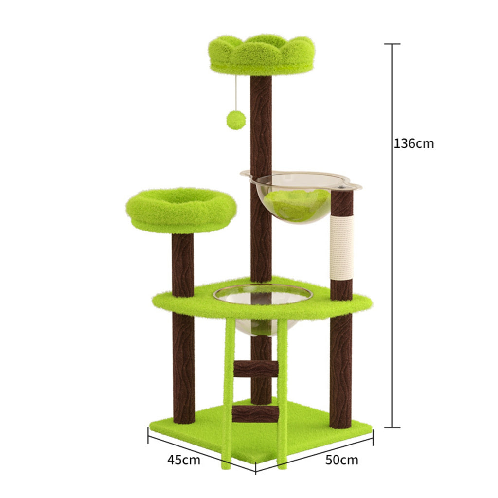 Feline Climbing Frame Multi-Level Pet Furniture Soft Fabric for Cats