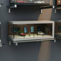 Parking Garage Display Scene Detailed Scene Design 1:64 Car Display Case