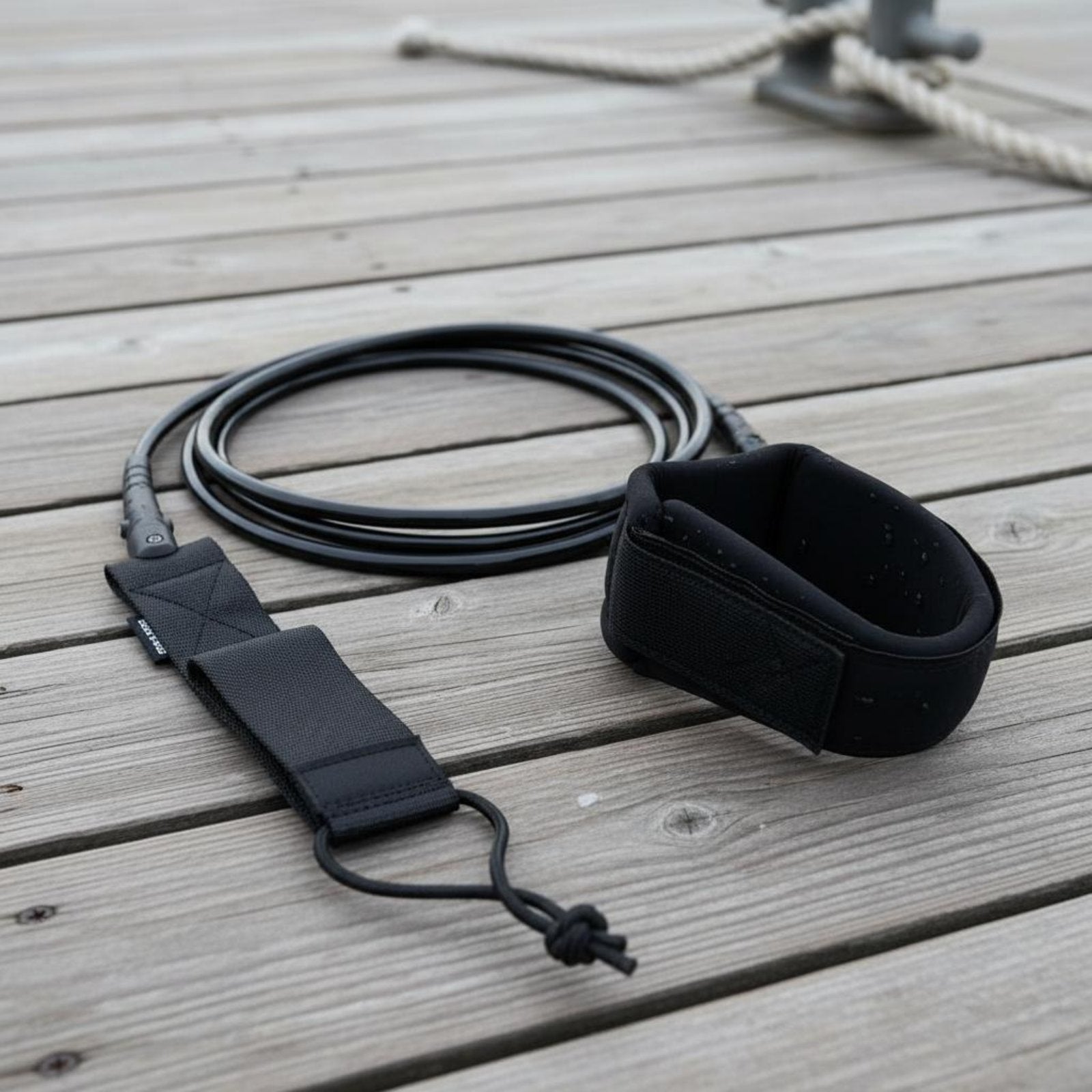 Wave Leash Thermoplastic Polyurethane SUP Leash Straight Cord for Surfing