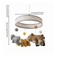 Crochet Creature Mobile Knitted Texture Infant Decor Stuffed for Infants