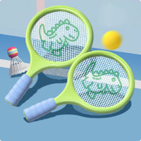 Parent Child Play Racket Set Lightweight Junior Badminton Racket Kit Easy Grip