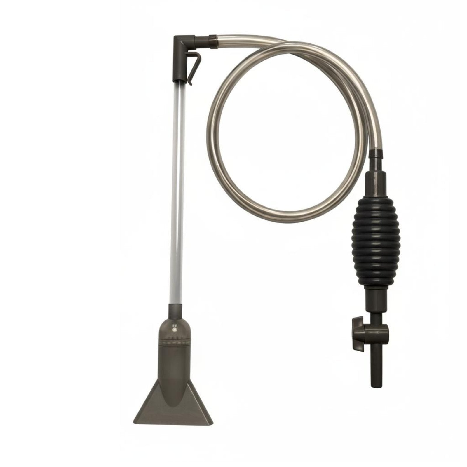 Aquarium Siphon Pump Strong Suction Manual Aquatic Waste Remover Fast Drainage