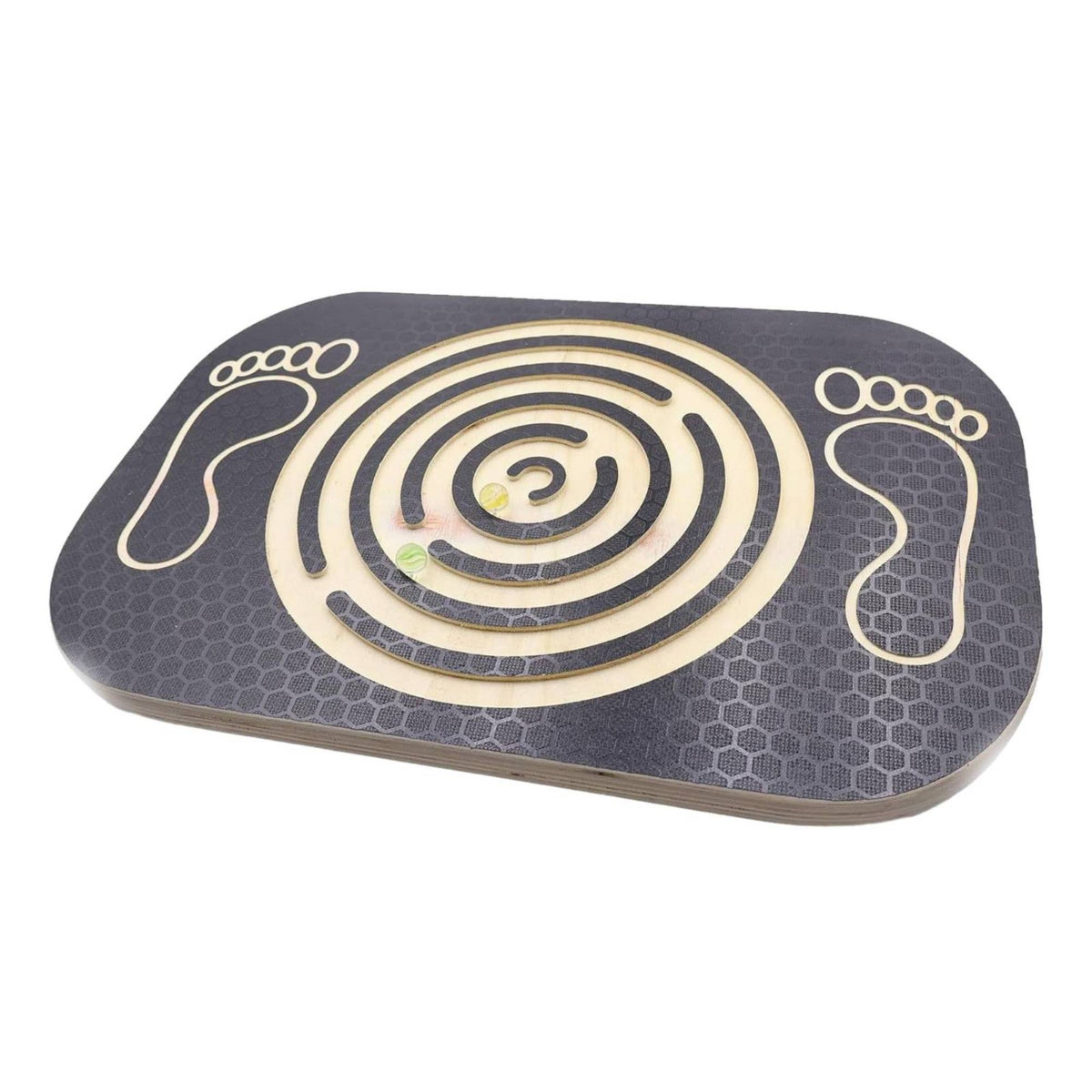 Labyrinth Balance Board Textured Top Fitness Equipment Rounded Rectangular