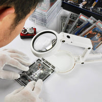 Card Centering Checker Precision Viewing Collectors Gear Adjustable Arm for Desk