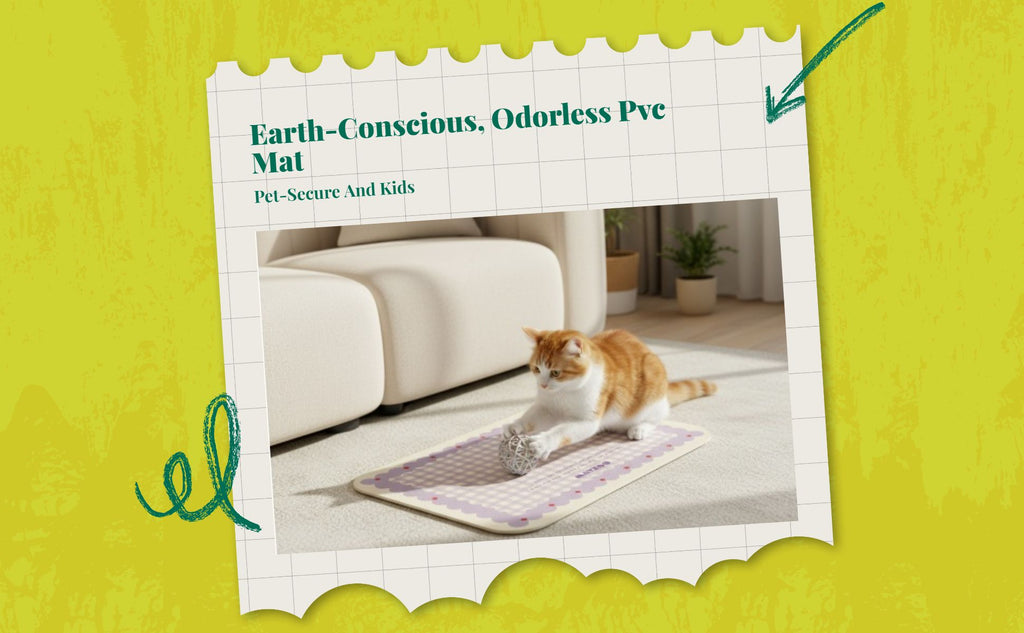 Pet Feeding Mat, Waterproof Placemat, Raised Border, Easy to Clean, Non-Slip, Cat and Dog Bowl Mat