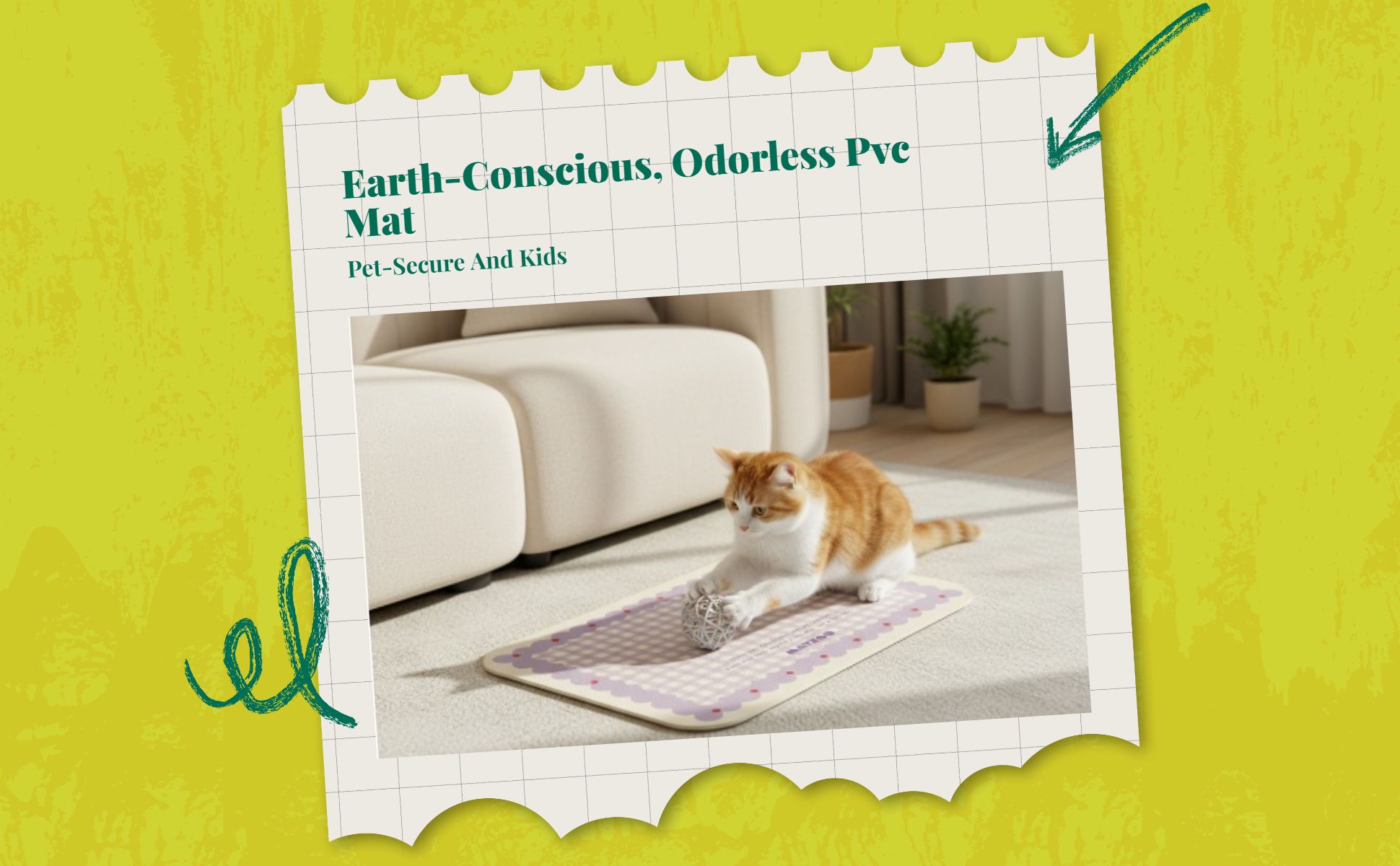 Pet Feeding Mat, Waterproof Placemat, Raised Border, Easy to Clean, Non-Slip, Cat and Dog Bowl Mat