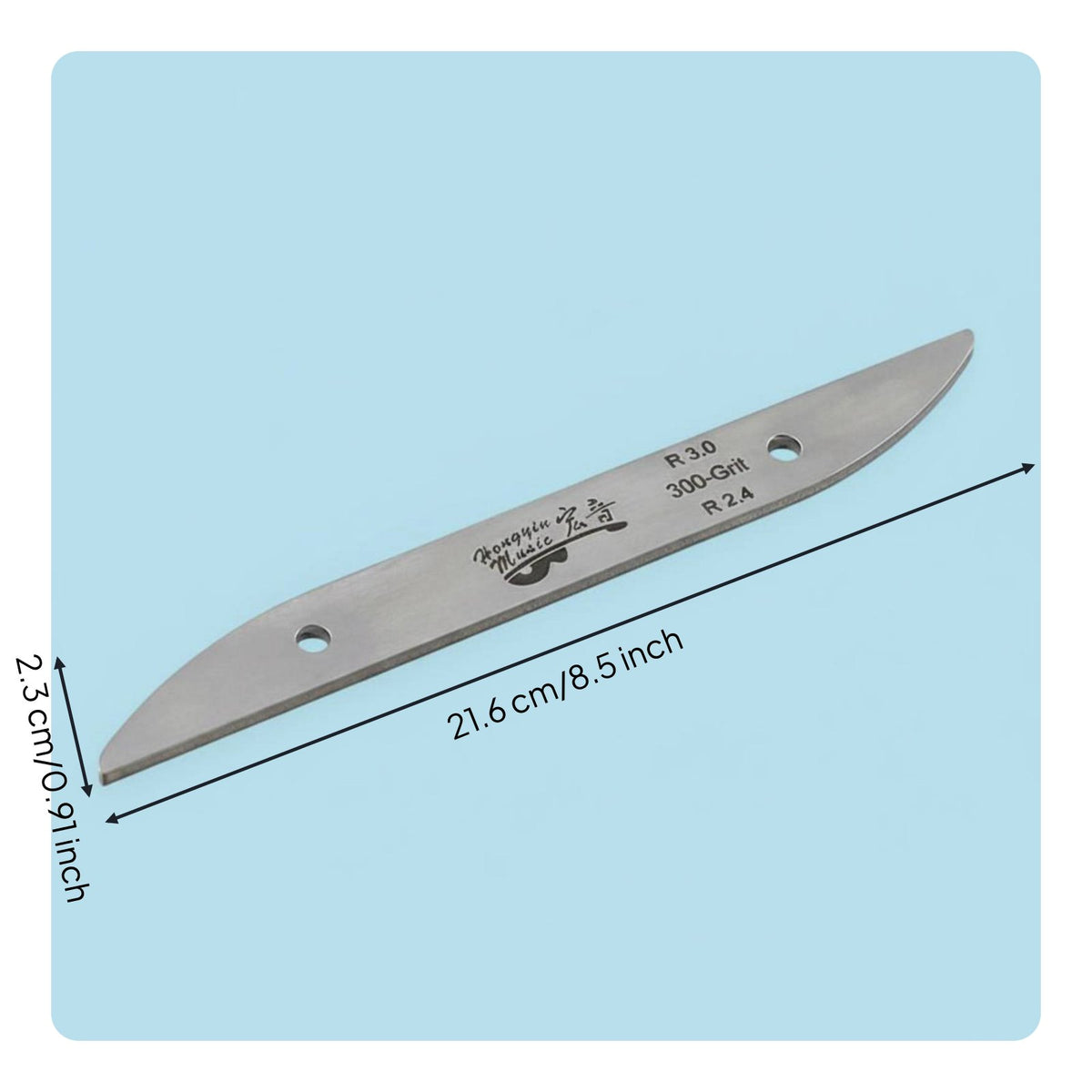 Fret Crowning Tool Flat and Curved Edges Guitar Repair Tool Diamond Grit