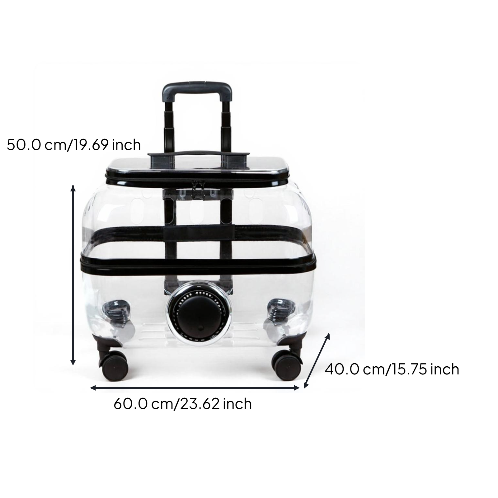 Expandable foldable pet carrier