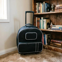 14 Inch Snare Drum Bag Wheeled Rolling Snare Drum Case Adjustable Straps Musical Equipment for Drummers