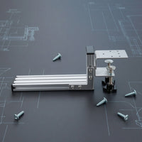 L-Shaped Bracket with Mounting Plates Firm Handbrake Mount Reliable