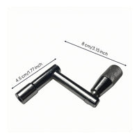 Z Shaped Drum Key Knurled Grip Music Tool Angled Body