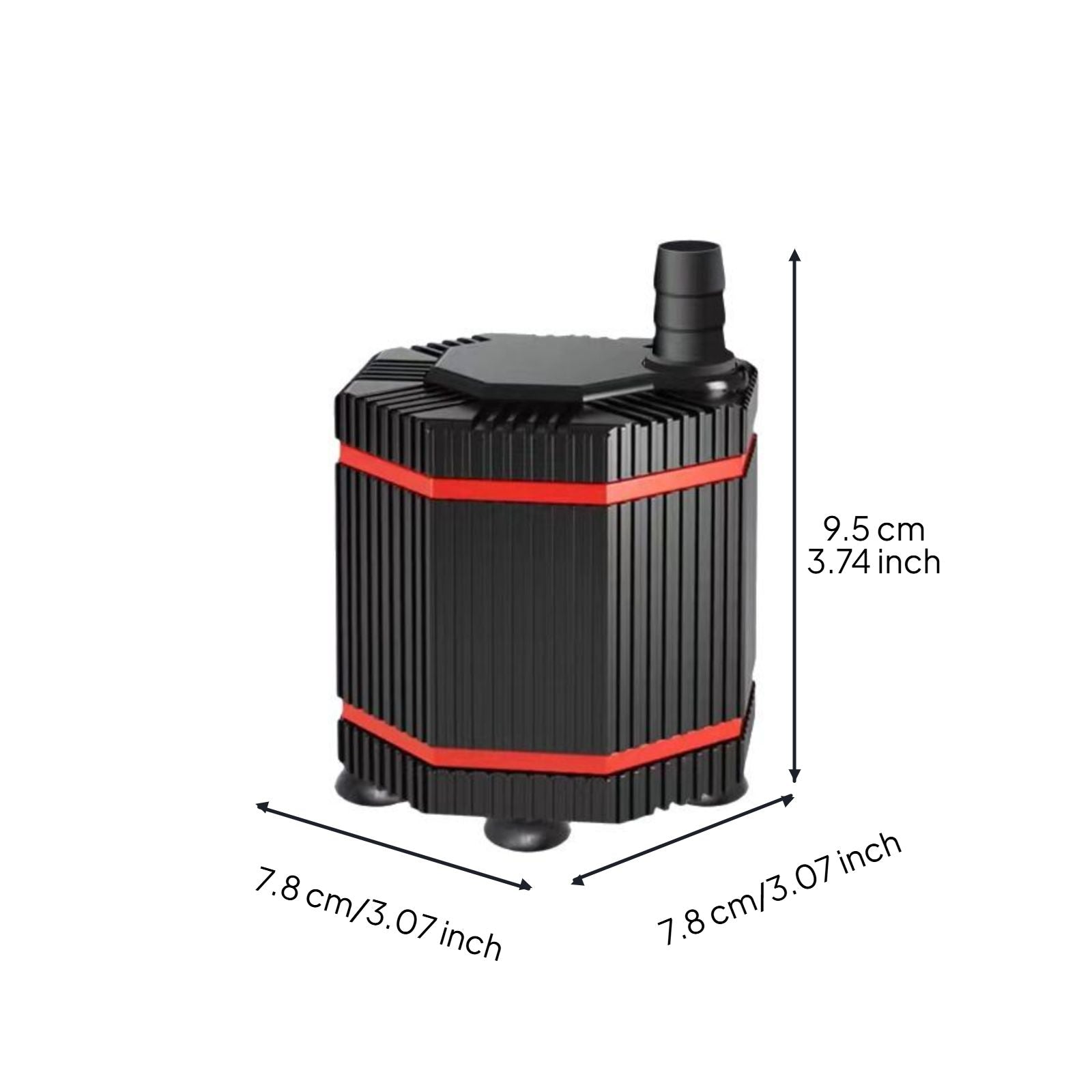 Quiet pump for tanks, hydroponics