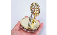 Heat-Powered Engine Model Transparent Tabletop Heat-Powered Engine Compact