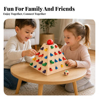 Developmental Shape Sorter Developmental Pull-Stick Toy Fine Motor Skills