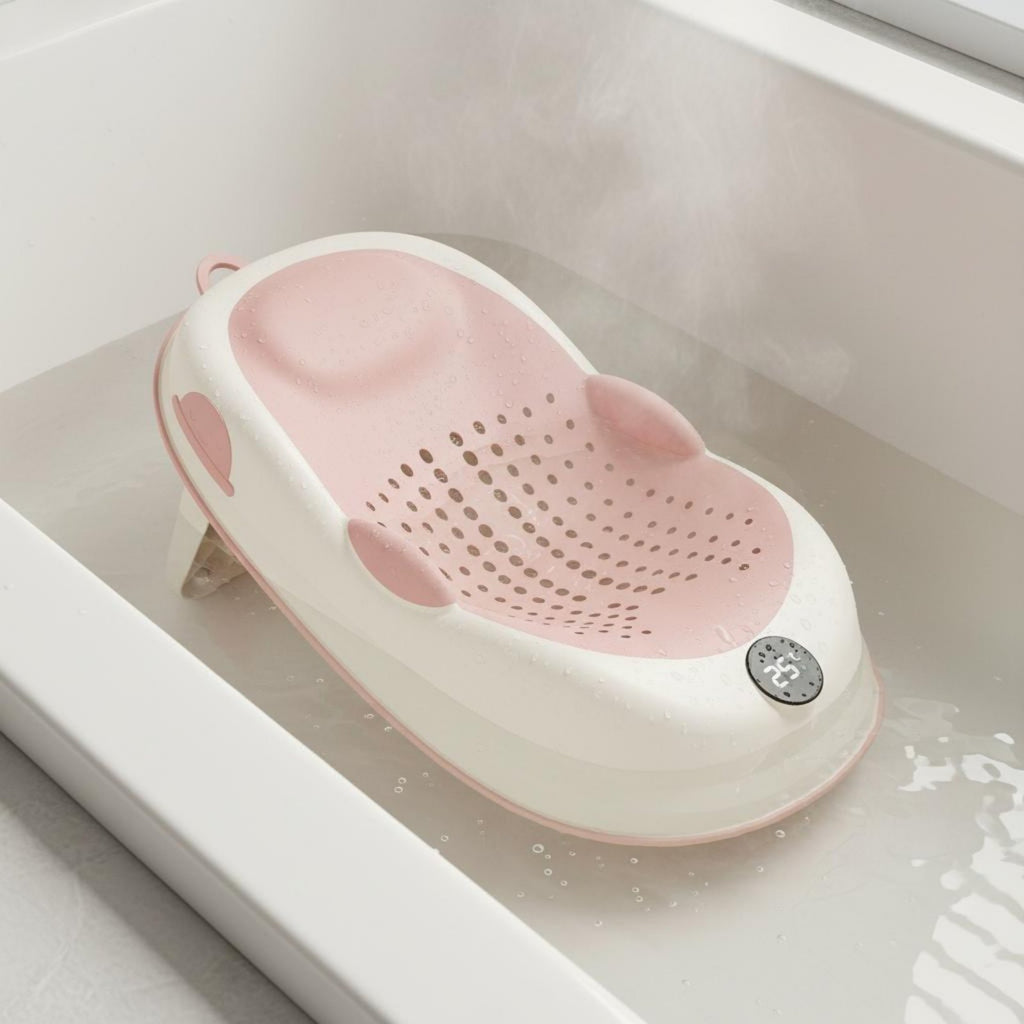 Infant Bath Lounger Portable Soft Bath Bed Easy to Dry for Newborns
