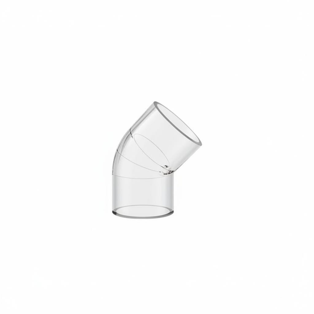 Clear Aquatic Aquarium Water Pipe High Clarity Transparent Acrylic Pipe