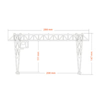 Overhead Crane Weathered Model Water-Resistant Resistant for Collectors