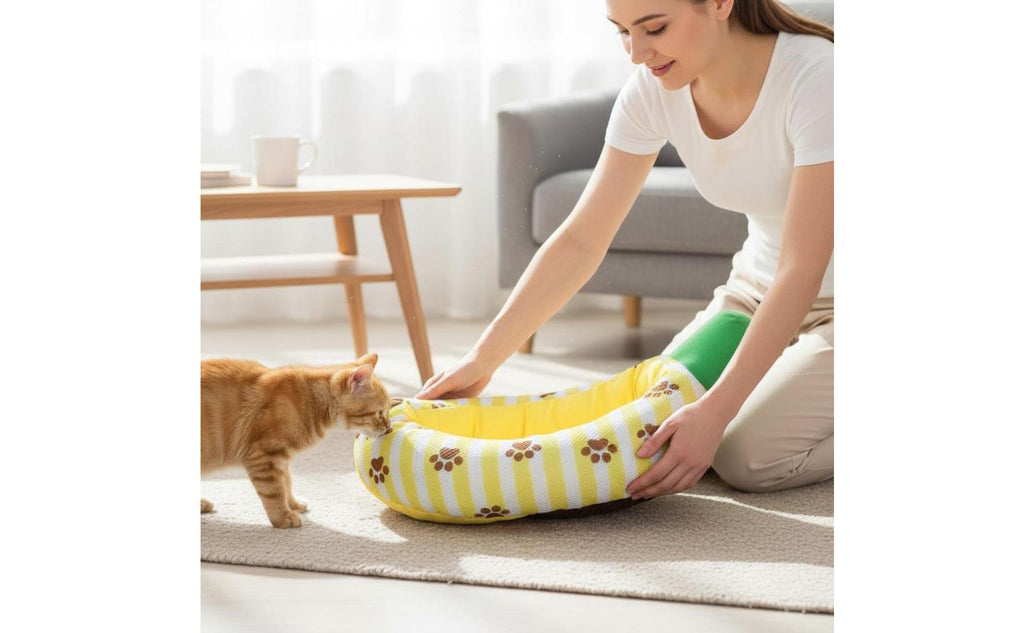 Banana Boat Bed Cooling Material Banana Dog Bed Breathable