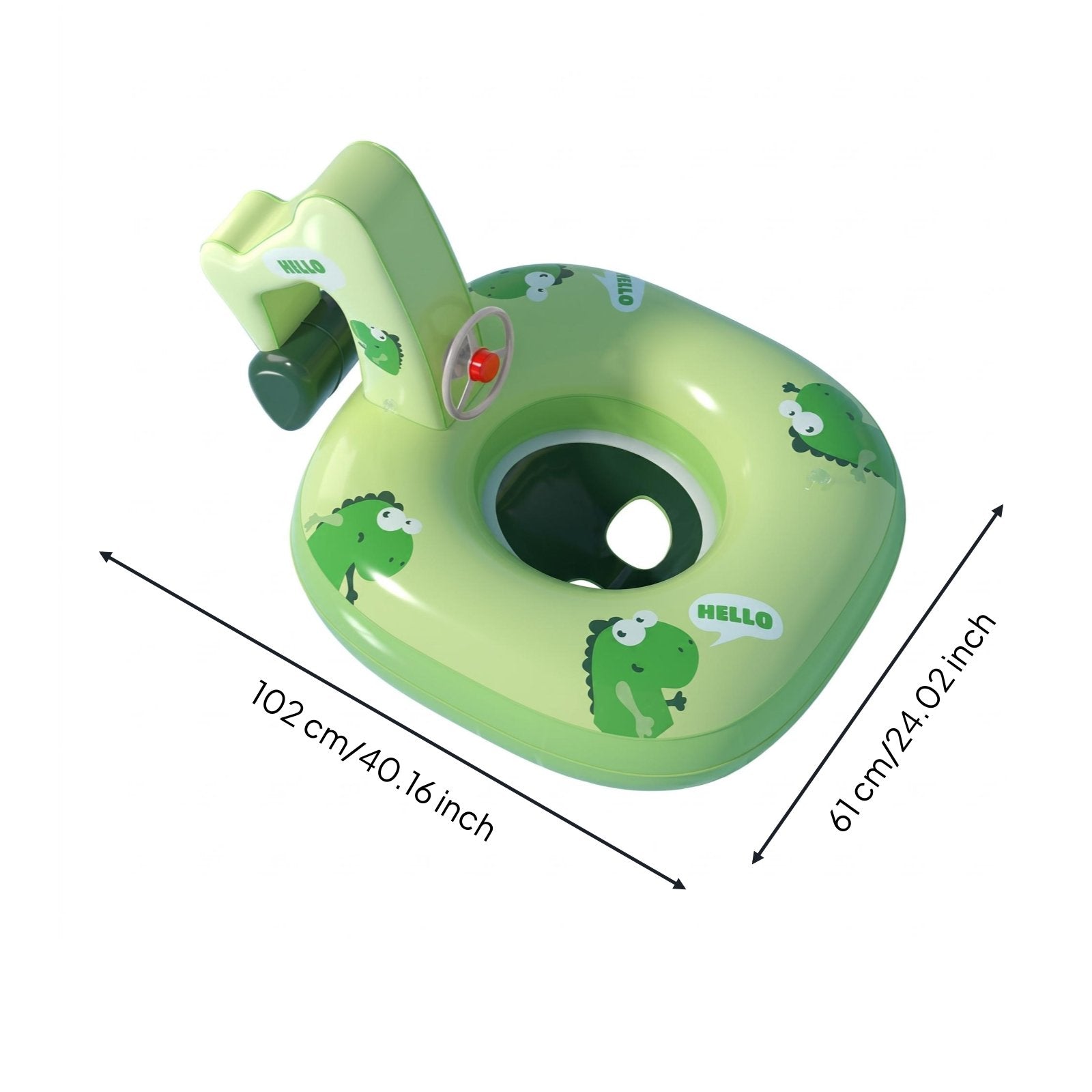 Dinosaur Baby Buoy Cute Water Toy Safe for Pool