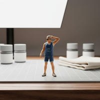 1:64 Scale Police Figure Pre-Painted Scene Figures 3D Printed