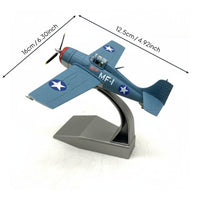 F-4F Fighter Model Plane Preassembled Warplane Display Model High Detail Collector's Plane for Collection