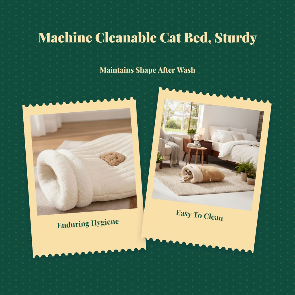 Washable cat bed