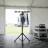 Cowbell Stand Portable Folding Cowbell Holder Metal Percussion Mount Stand for Audio Studio