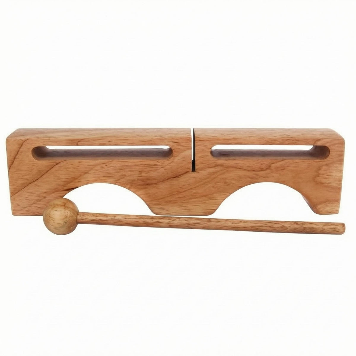 Wood Percussion Block Included Mallet Wooden Slit Drum Long-Lasting