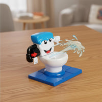 Squirting Toilet Toy Funny Water Spray Game Easy to Play for Party, Family Time