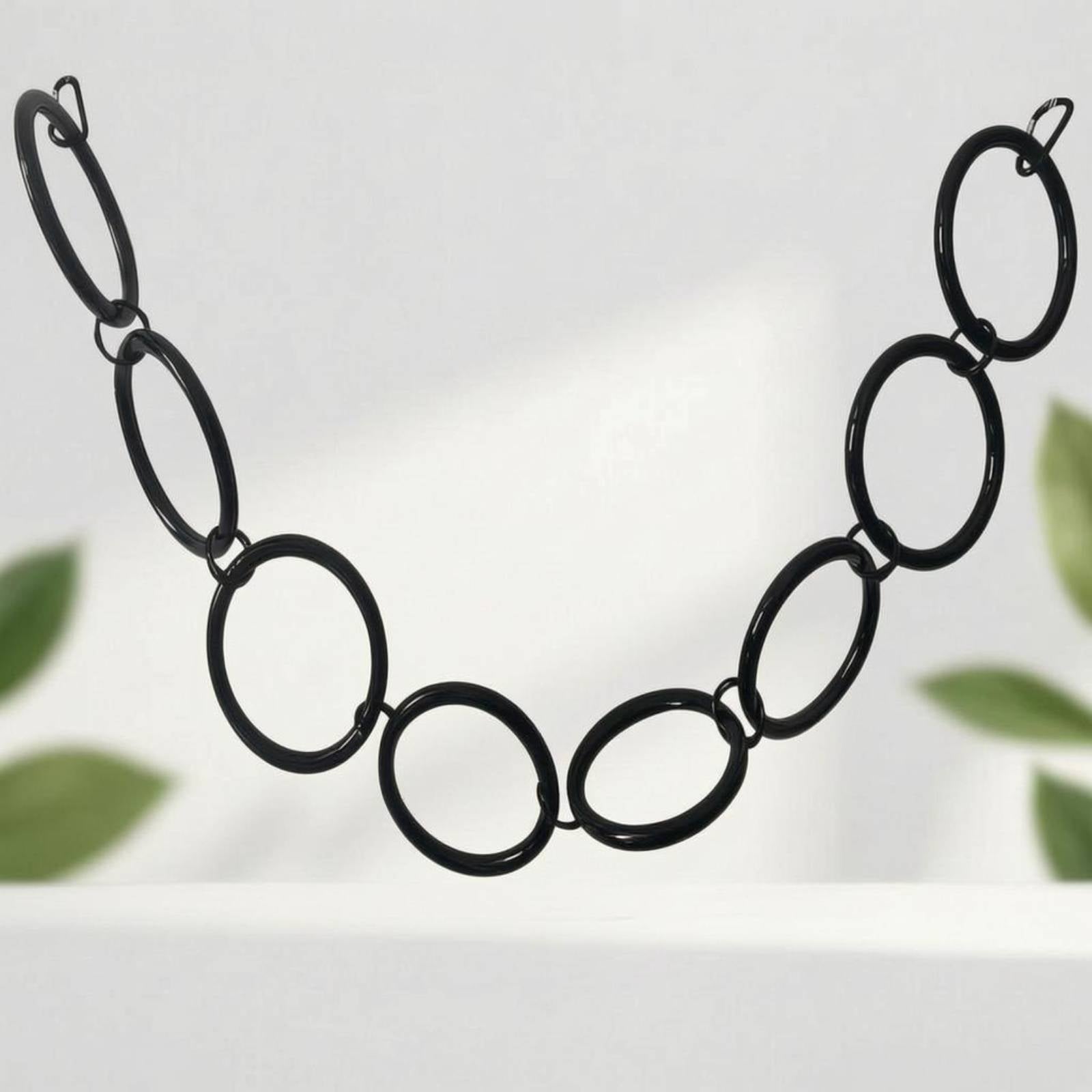 Reptile Climbing Toy Circular Hoops Hoop Ladder Black for Enclosure, Reptiles