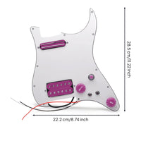 Standard Design Loaded Pickguard Alnico 5 Magnetic Elements Electric Guitar