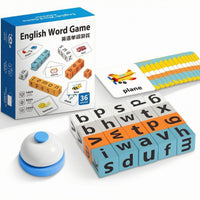 Letter Blocks Large Wooden Spelling Letters Word Recognition for Children