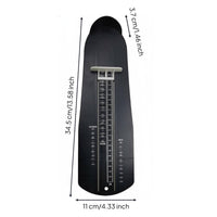 Foot Measurement Device Construction Shoe Size Measuring Tool Frosted Surface Foot Measuring Ruler for Online Shopping