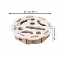 Feline Play Maze Box Layered Design Felt Feline Maze Toy Natural Instincts