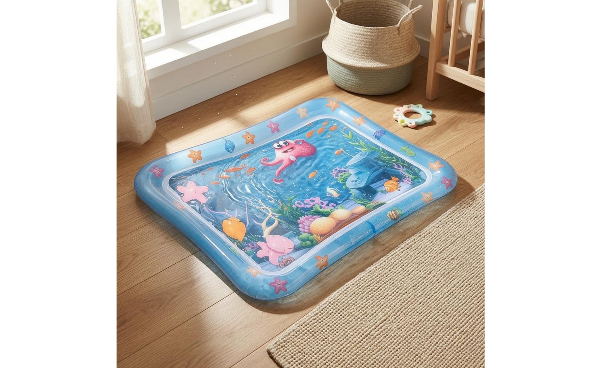 Ocean Abdominal Time Mat PVC-Like Baby Water Play Mat Hand-Eye Coordination