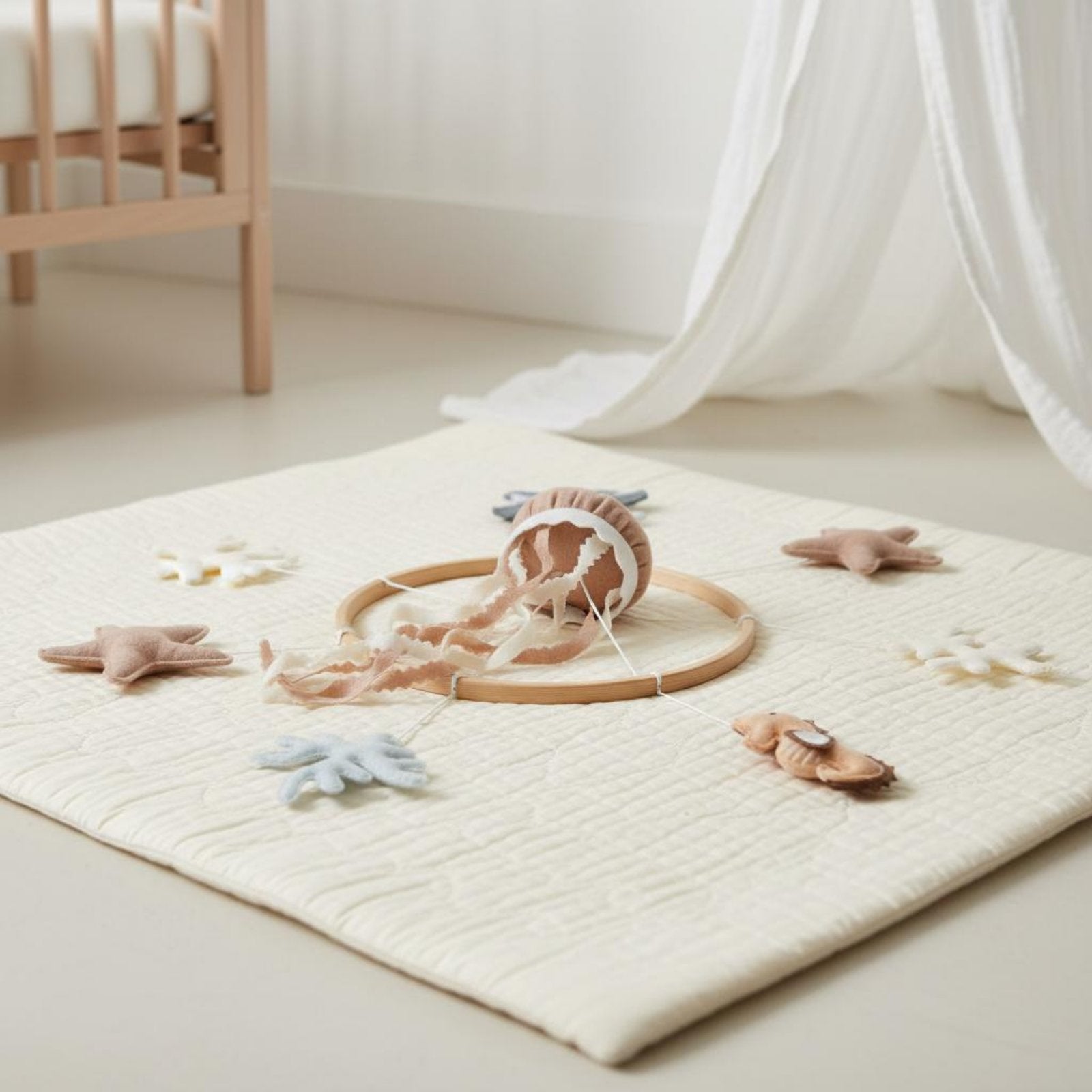 Creature Crib Mobile Hand-Eye Coordination Hanging Creature Toy Nordic Design