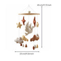 Felt Crib Mobile Nordic Design Nursery Hanging Toy Soothing for Newborns