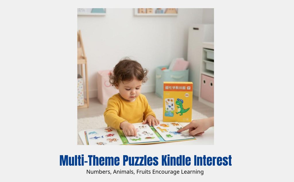 Mind Game Early Learning Toy for Children Numbers Animals Fruits Transportation Colorful Cartoon Paper