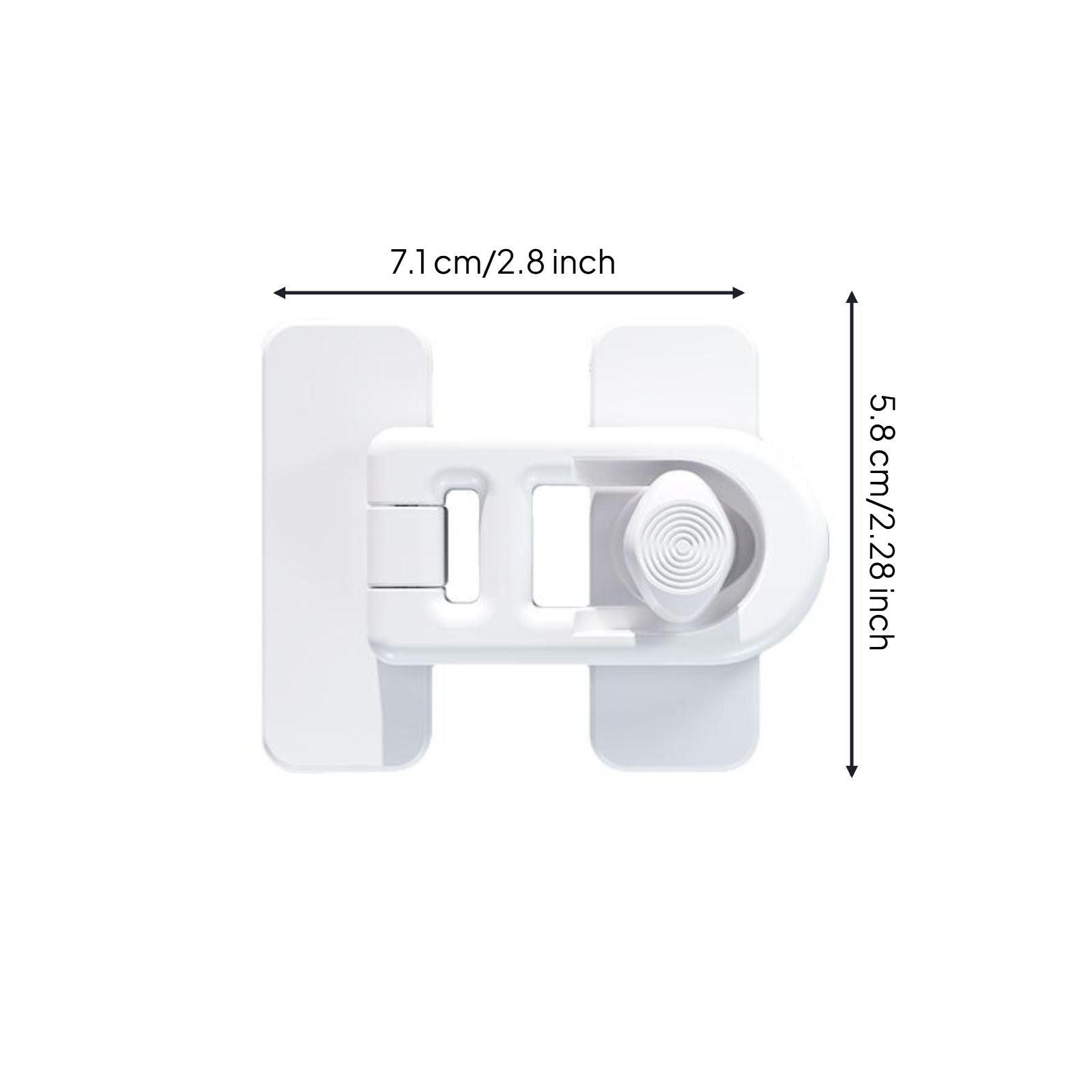 Toddler Protection Lock, No-Drill Cabinet Latch, Infant protective Drawer Lock, sticky, Multi-Purpose, Easy to Install