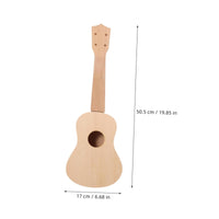 21 Inch Soprano Ukulele Kit All Parts Included for Family Activity