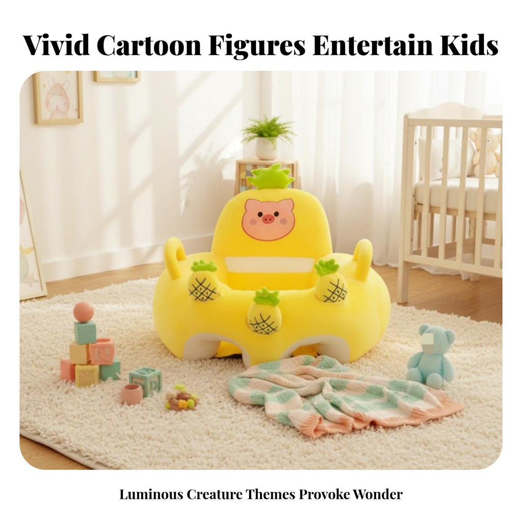 Inflatable infant Training Seat with Radish Toy Infant assist Chair