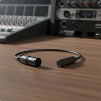XLR to 1/4 Inch Adapter Stereo Audio Transfer for Recording Studio