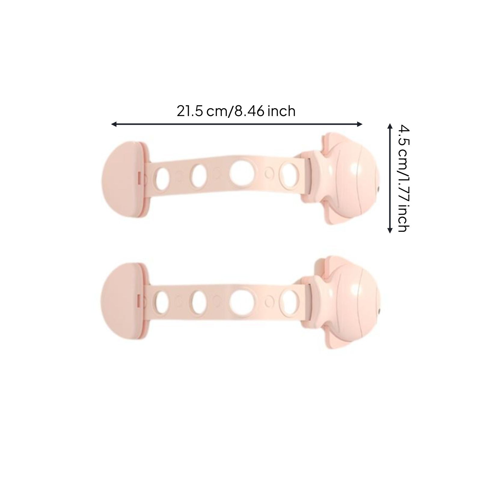 Infant security latch, Infant protected Drawer Lock, Cabinet Lock, Adjustable, No Tools Required, Multi-Purpose, Easy to Install