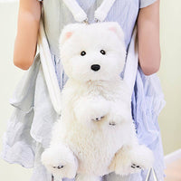 West Highland White Terrier Stuffed Cute Westie Stuffed Creature Ultra-Soft