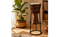 African Drum Stand Easy to Set up Music Accessory Travel Friendly for Practice