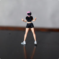 Phone Looking Man Figure Detailed 1:64 Scale Person Model Tiny for Toy City