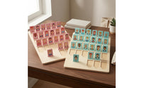 Guess Who Game Basswood for Family Play