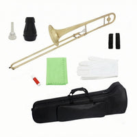 B-Flat Tenor Slide Brass Instrument Mouthpiece Included B-Flat Tenor Slide Brass