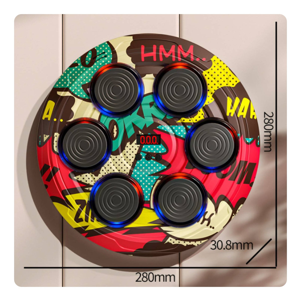 Music Boxing Machine Built-in Score Counter Home Workout Gear Adjustable Speed