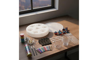Resin Dice Mold Kit Easy to Clean DIY Dice Casting Kit Clear Etched Numbers